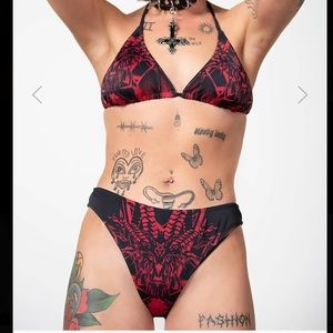 Killstar Beast Babe 2 Piece Swimsuit